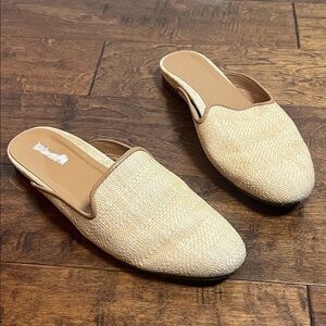 Vionic Willa Woven Raffia Mule, size 10